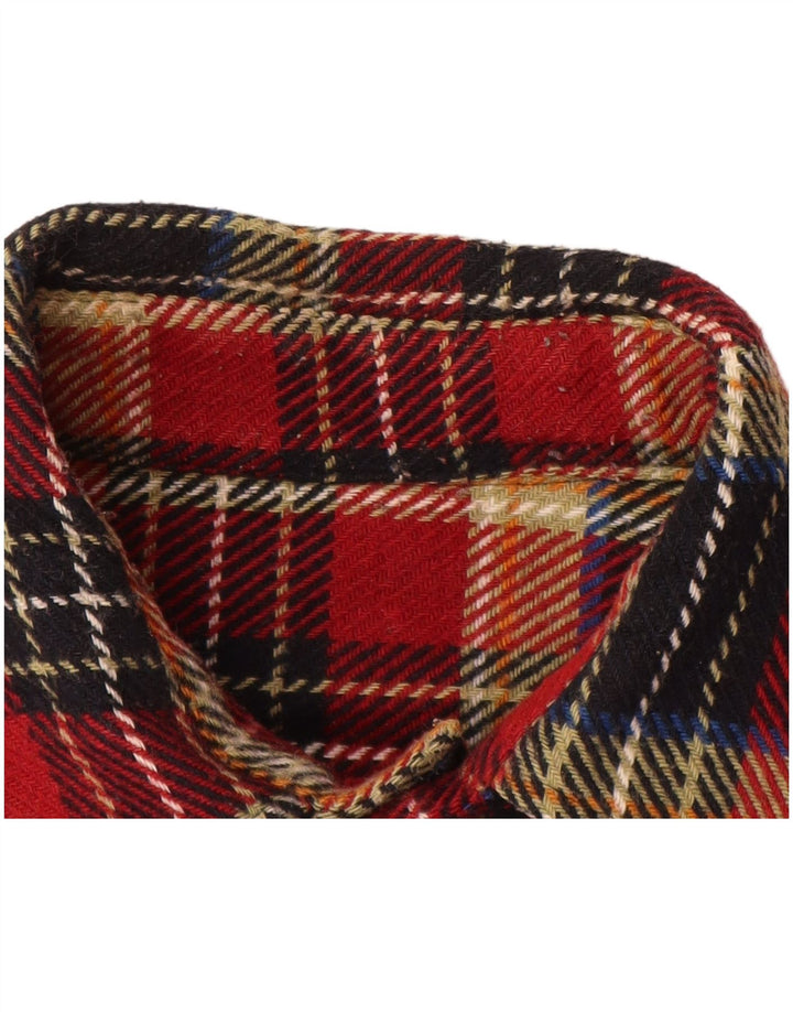 Camisa masculina de flanela VINTAGE XL xadrez multicolorida