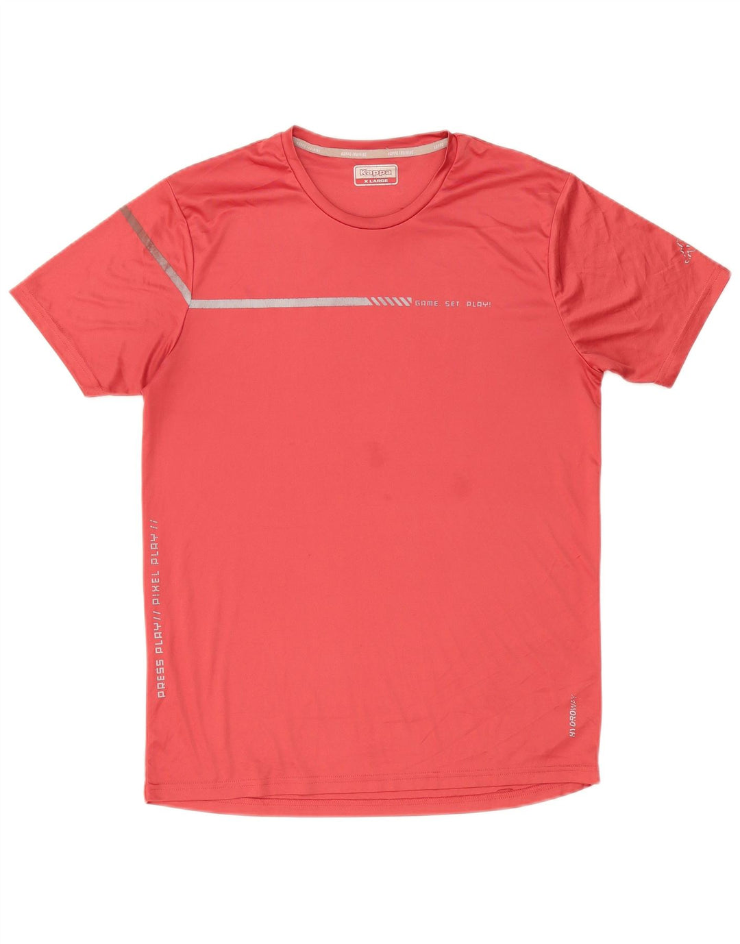 Camiseta masculina Kappa Top XL poliéster vermelho
