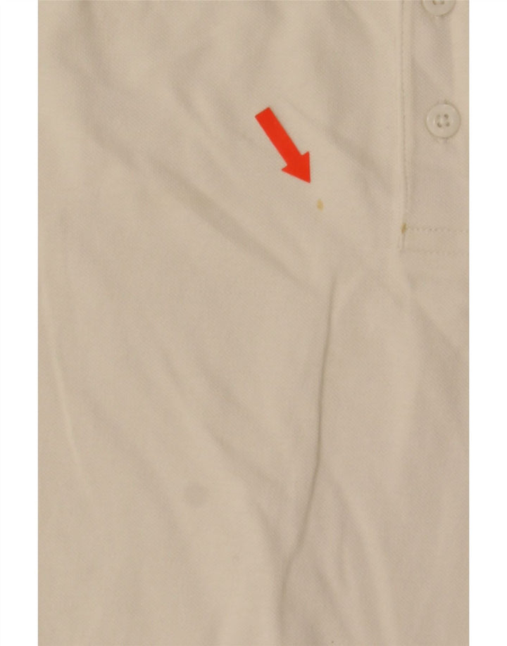 Camisa polo masculina Kappa médio algodão branco