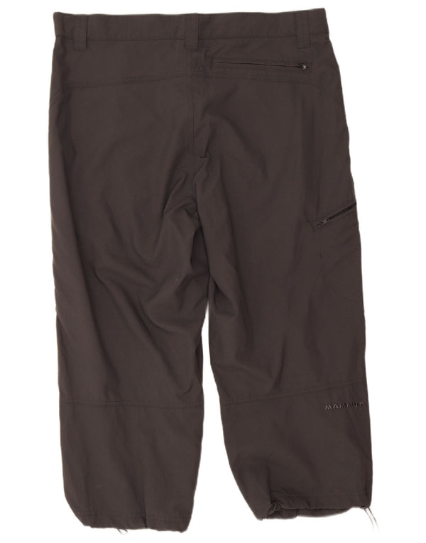 Calça cargo masculina Mammut Capri para caminhada UE 50 grande W34 L21 cinza nylon