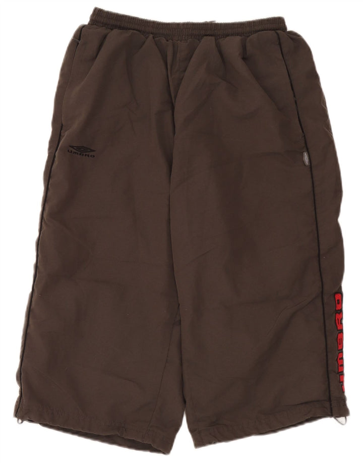 Umbro Mens Graphic Bermuda Sport Shorts Grande Cinza Poliéster