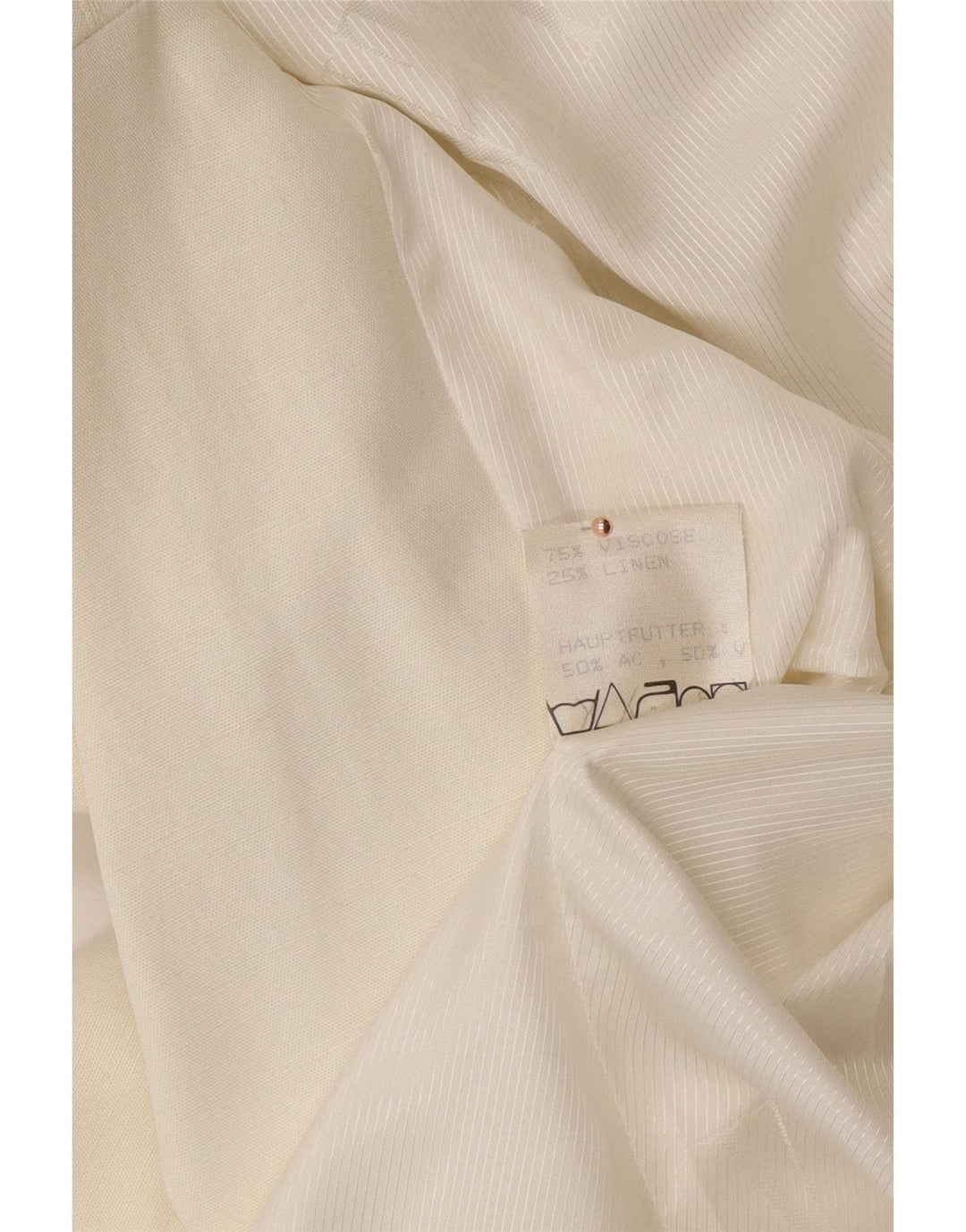 Jaqueta blazer feminina Viventy Longline com 3 botões UE 40 médio off white
