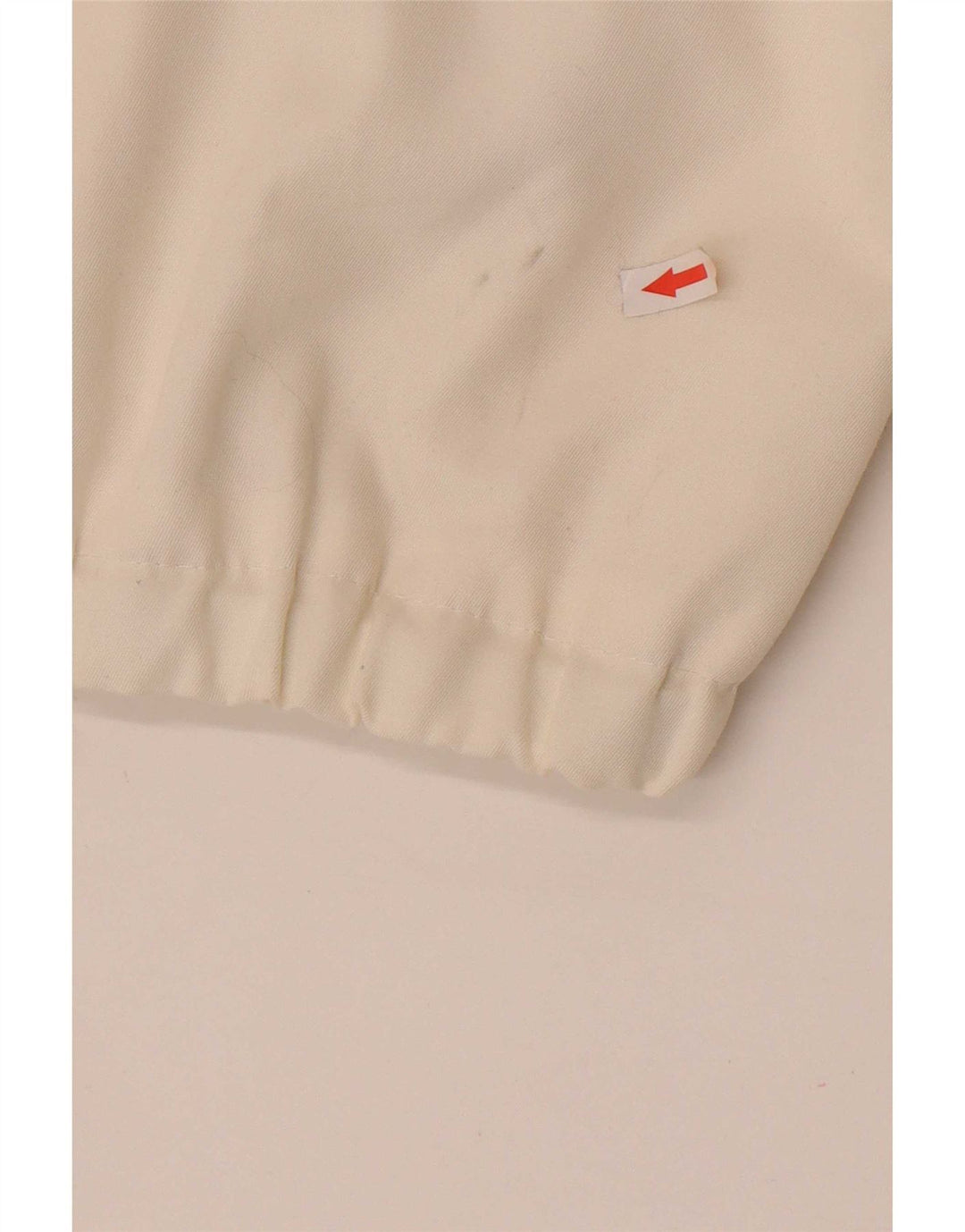 Jaqueta bomber feminina vintage IT 46 grande poliéster branco Colourblock