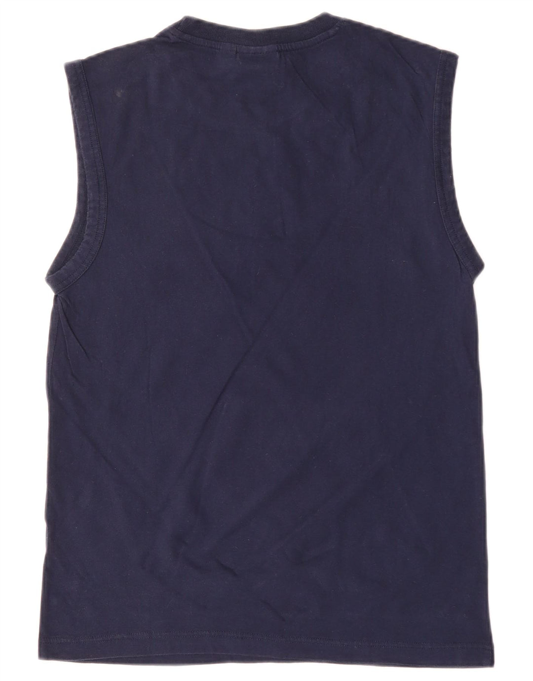 Top colete gráfico feminino FILA UK 18 XL azul marinho algodão