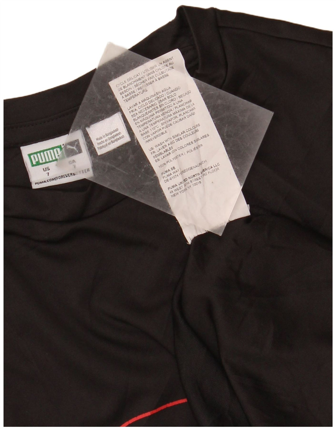 Top PUMA Boys Graphic Vest 6-7 Anos Preto Poliéster