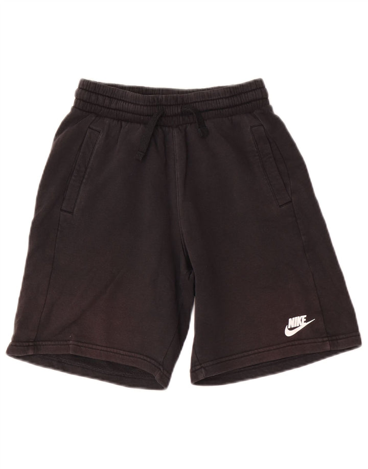 Shorts esportivos Nike Boys 10-11 anos médio preto algodão