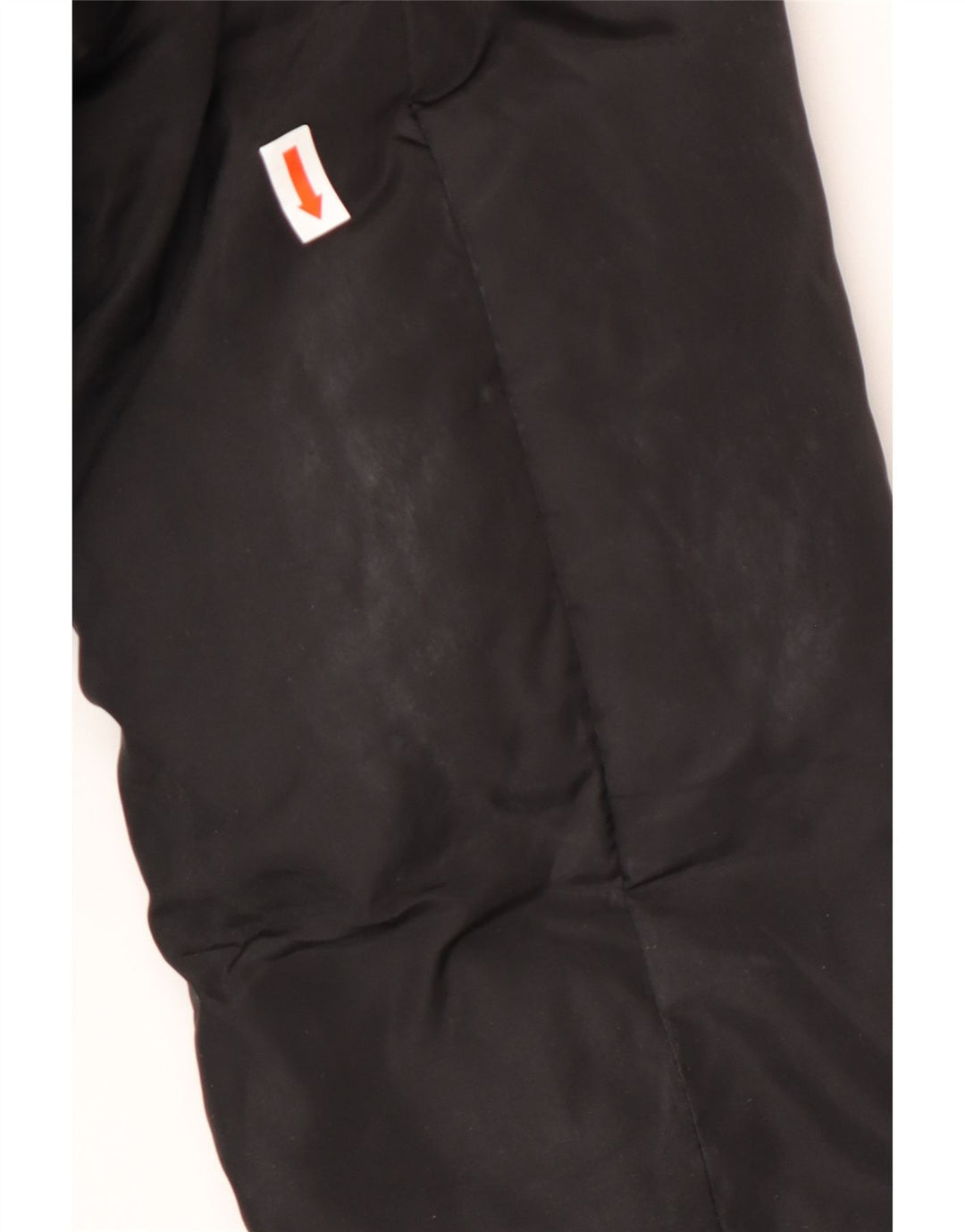 Casaco feminino acolchoado com capuz grande ARMANI JEANS IT 38 XS poliéster preto