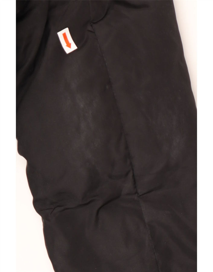 Casaco feminino acolchoado com capuz grande ARMANI JEANS IT 38 XS poliéster preto