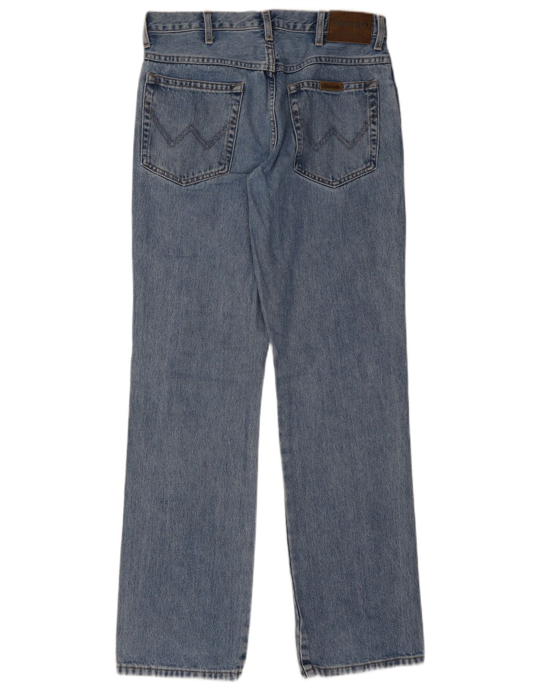 Wrangler masculino regular fit jeans reto W32 L32 algodão azul