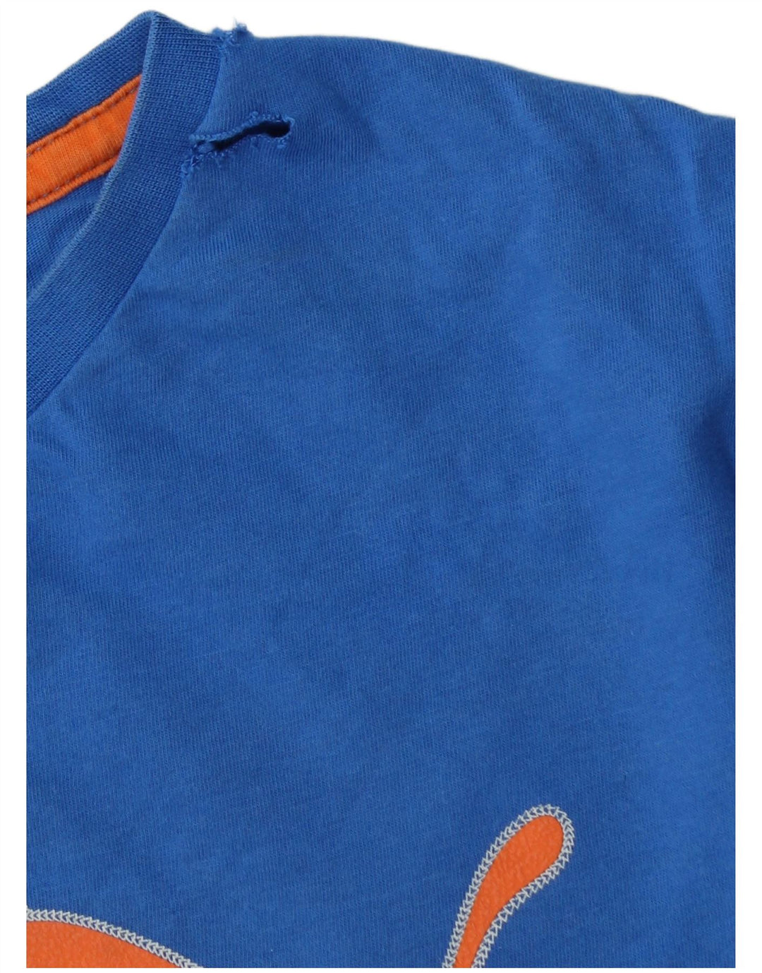 Camiseta masculina gráfica PUMA grande algodão azul