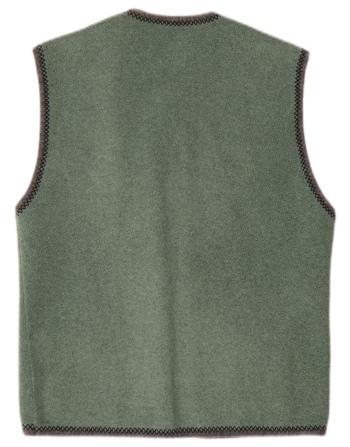 Think Pink Womens Fleece Gilet UK 10 Pequeno Poliéster Verde