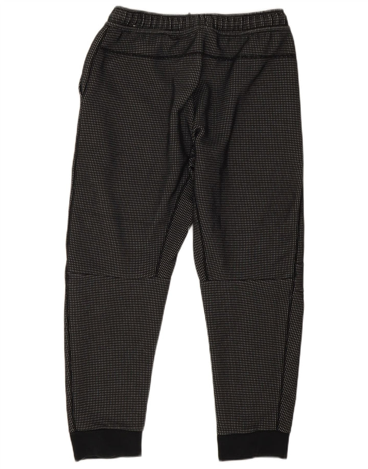 Calça de treino Nike Boys Joggers 13-14 anos XL preto xadrez poliéster