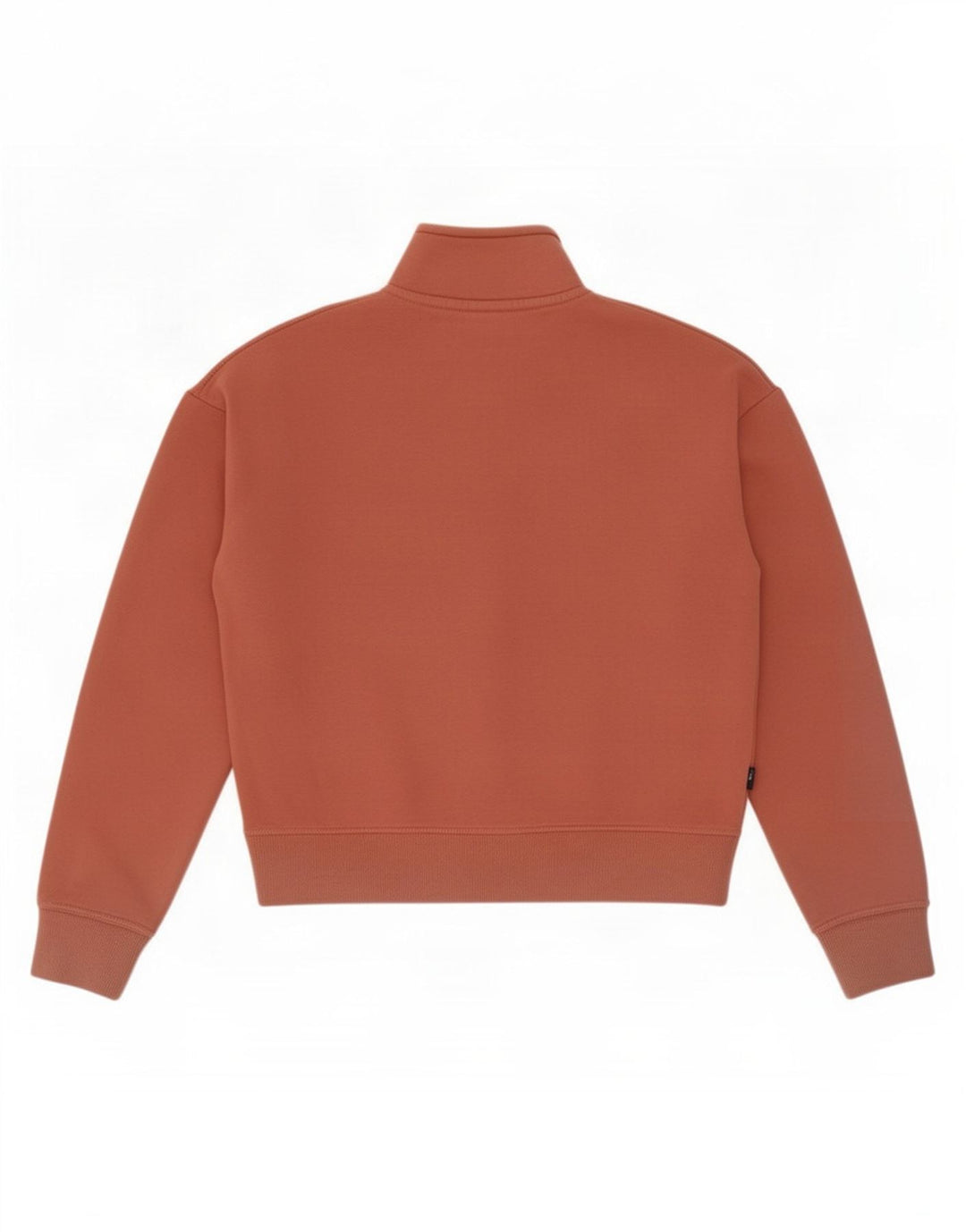 Superdry moletom feminino oversized com zíper e gola alta Reino Unido 8 pequeno marrom