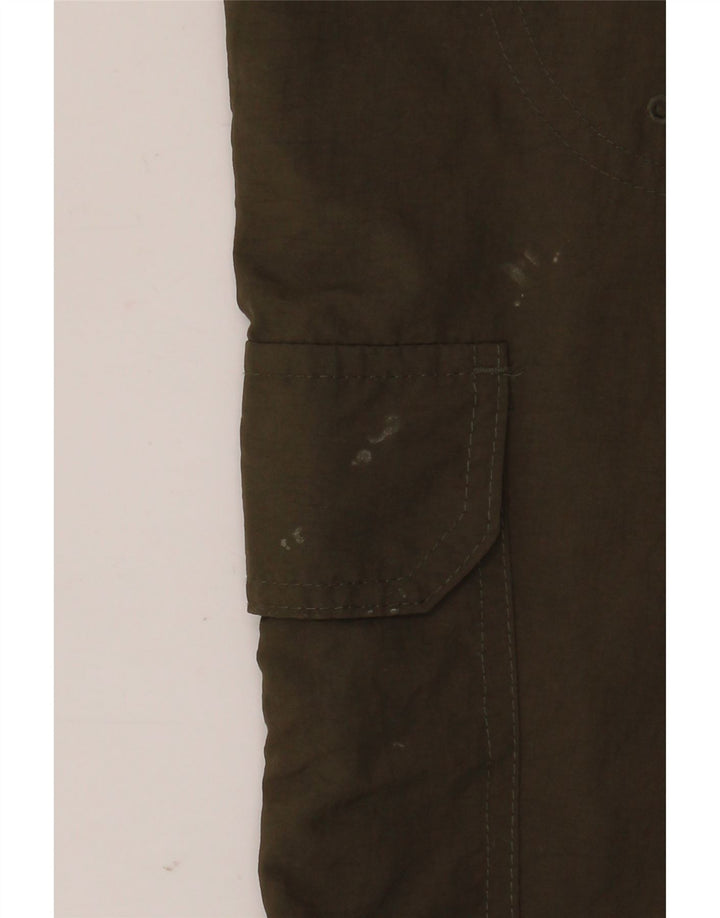 MOUNTAIN WAREHOUSE Calça cargo masculina reta W38 L32 Nylon cáqui