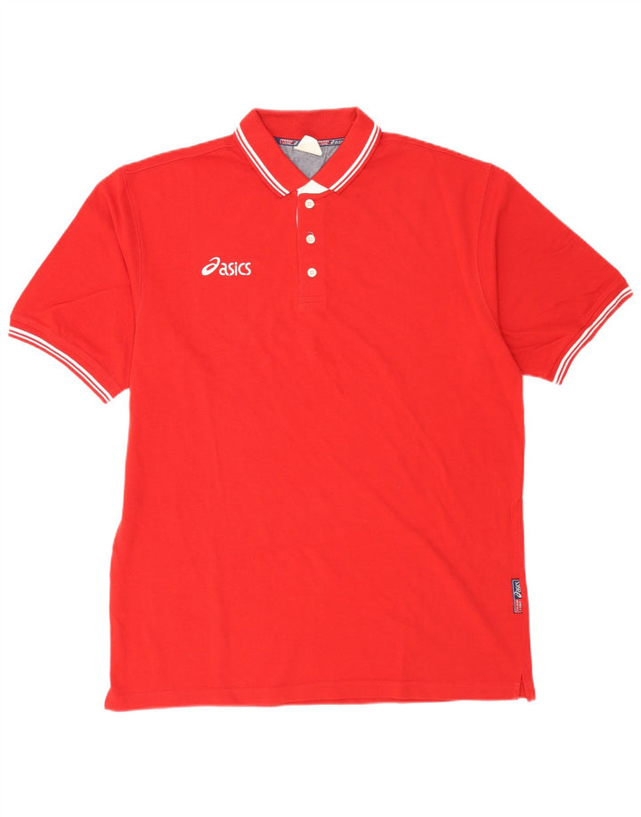 Camisa polo masculina Asics XL algodão vermelho