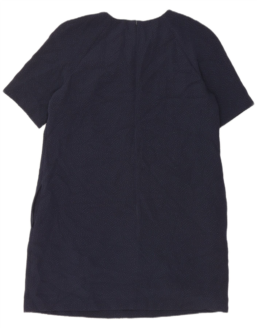 Vestido feminino Hobbs Shift UK 16 grande poliéster azul marinho