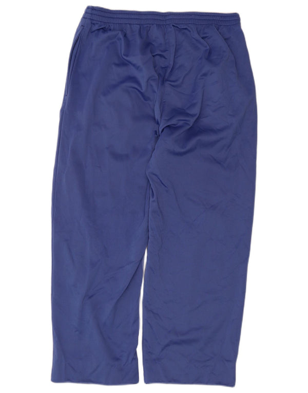 Calça de treino feminina Lotto UK 16 poliéster azul grande
