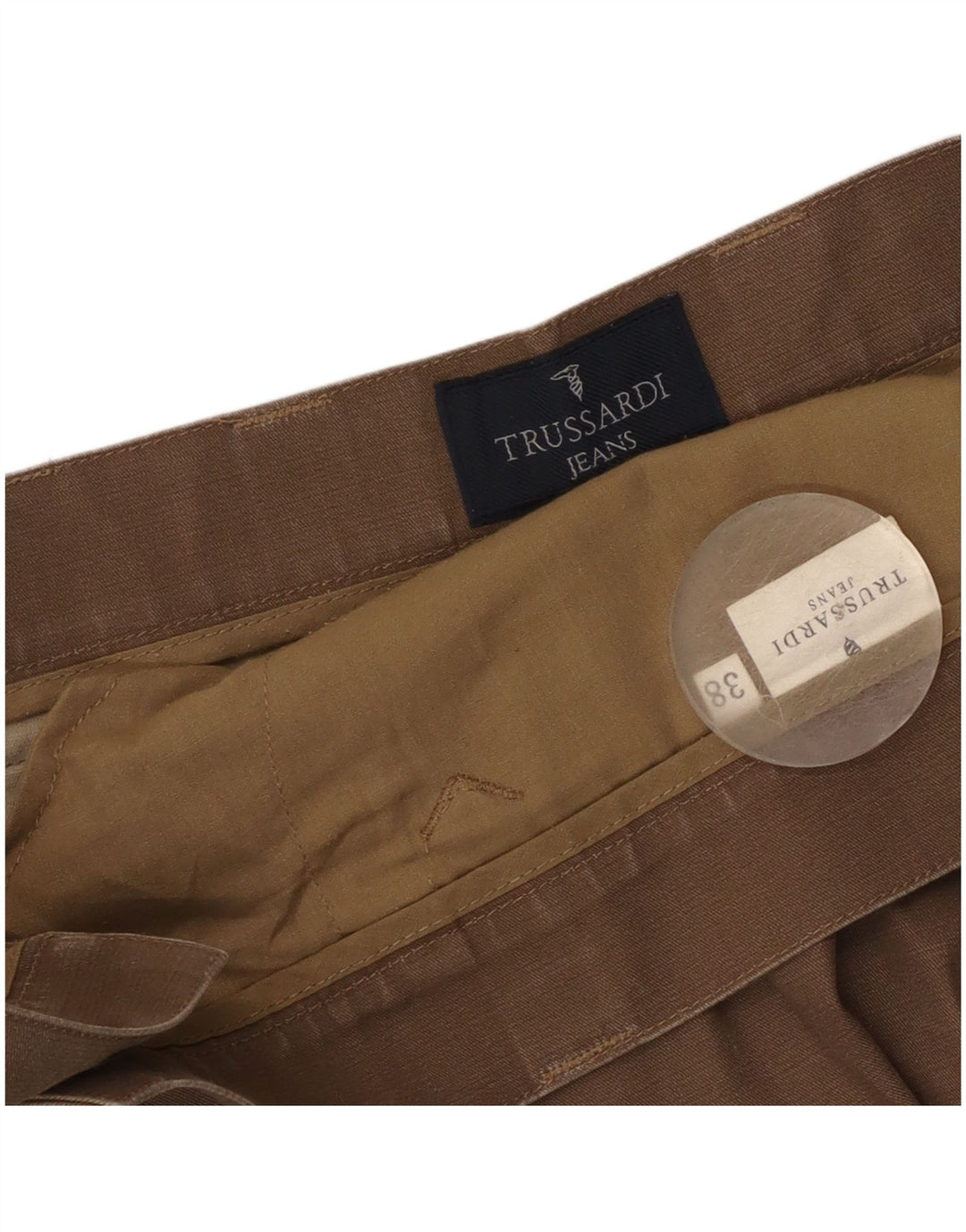 Calça casual reta masculina Trussardi W38 L31 marrom