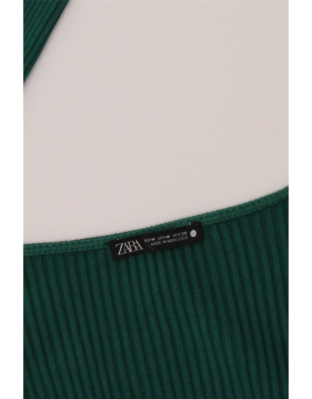 Macacão feminino Zara UK 12 verde médio