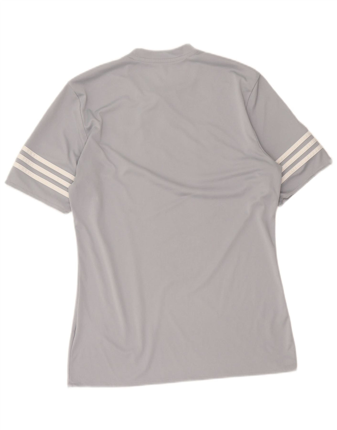 Adidas Mens Climalite Camiseta Top Cinza Médio Poliéster