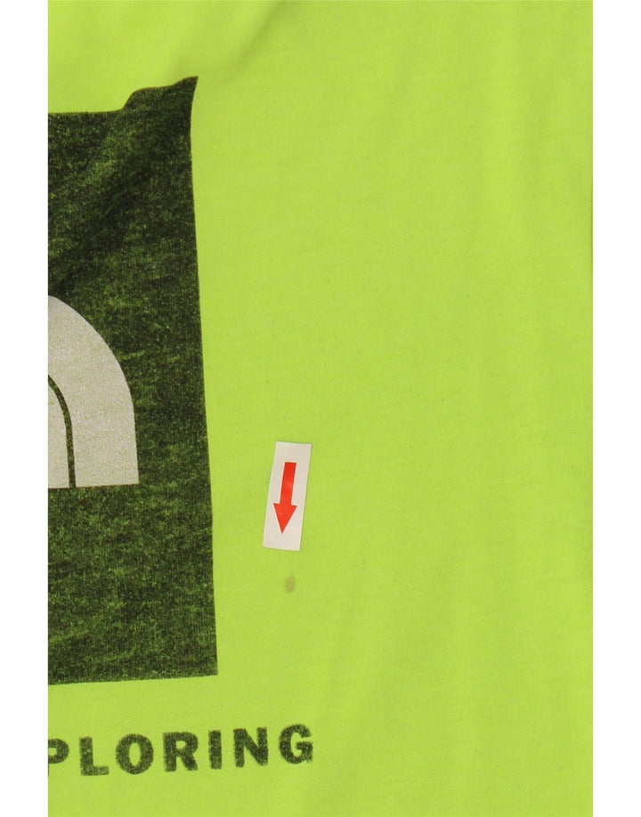 The North Face Camiseta masculina gráfica top pequeno poliéster verde