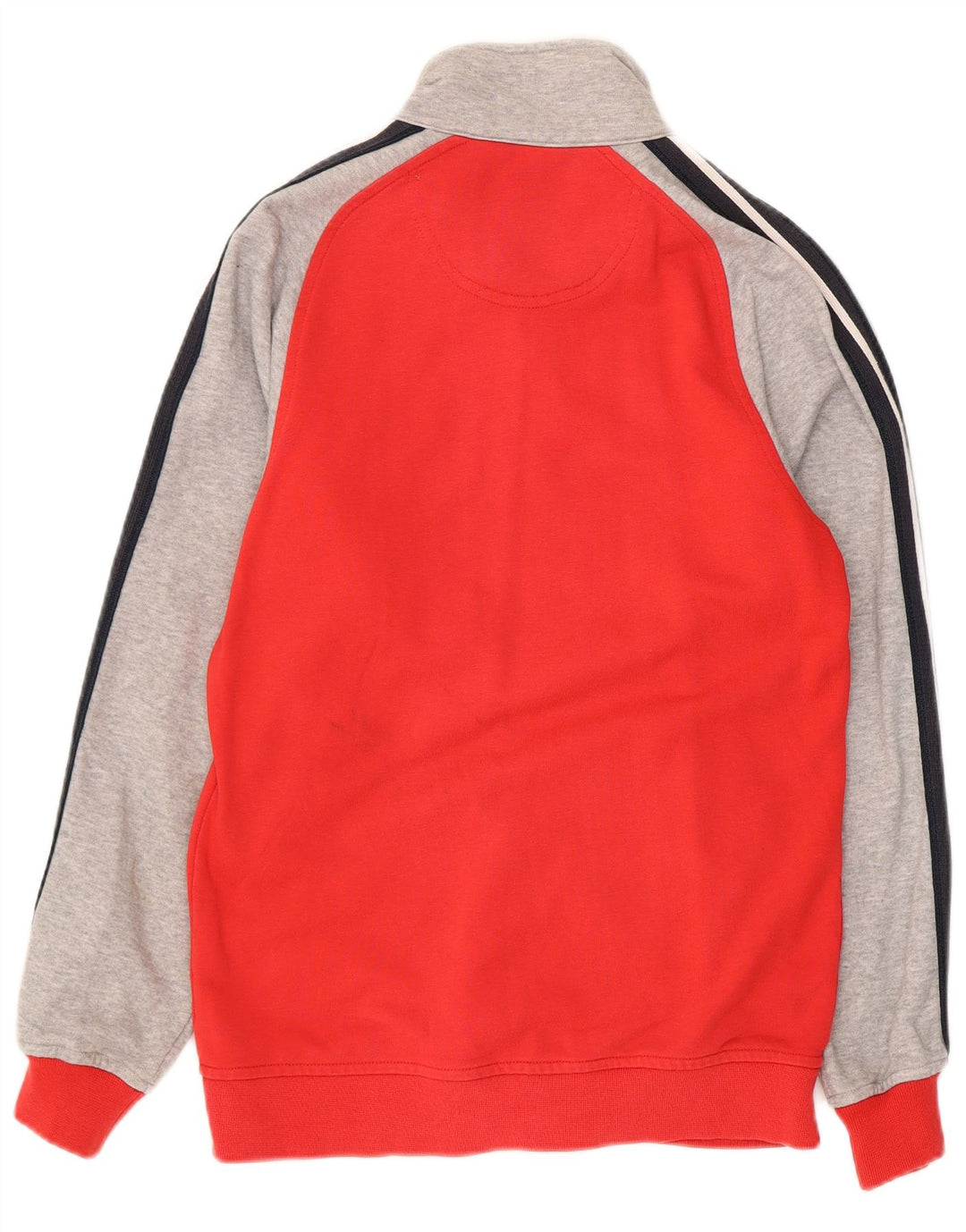 CHAMPION Mens Treino Top Jaqueta Pequeno Algodão Colorblock Vermelho