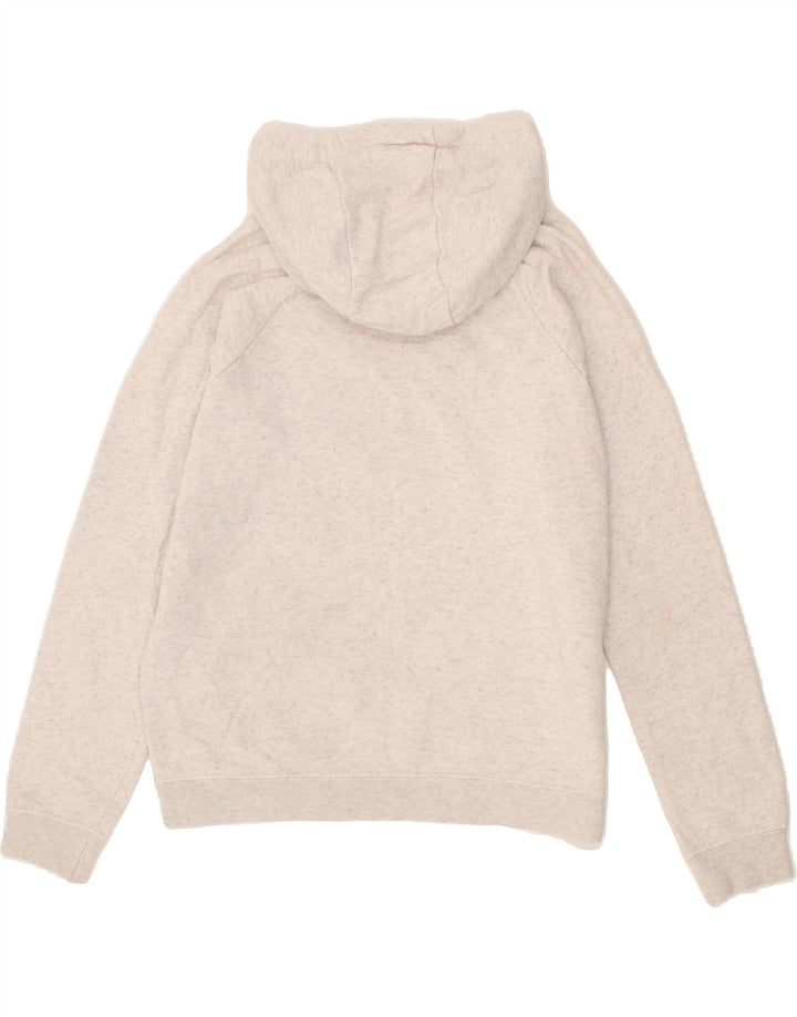 NIKE Womens Graphic Oversized Hoodie Jumper UK 10 Small Grey Cotton Vintage Nike and Second-Hand Nike from Messina Hembry 