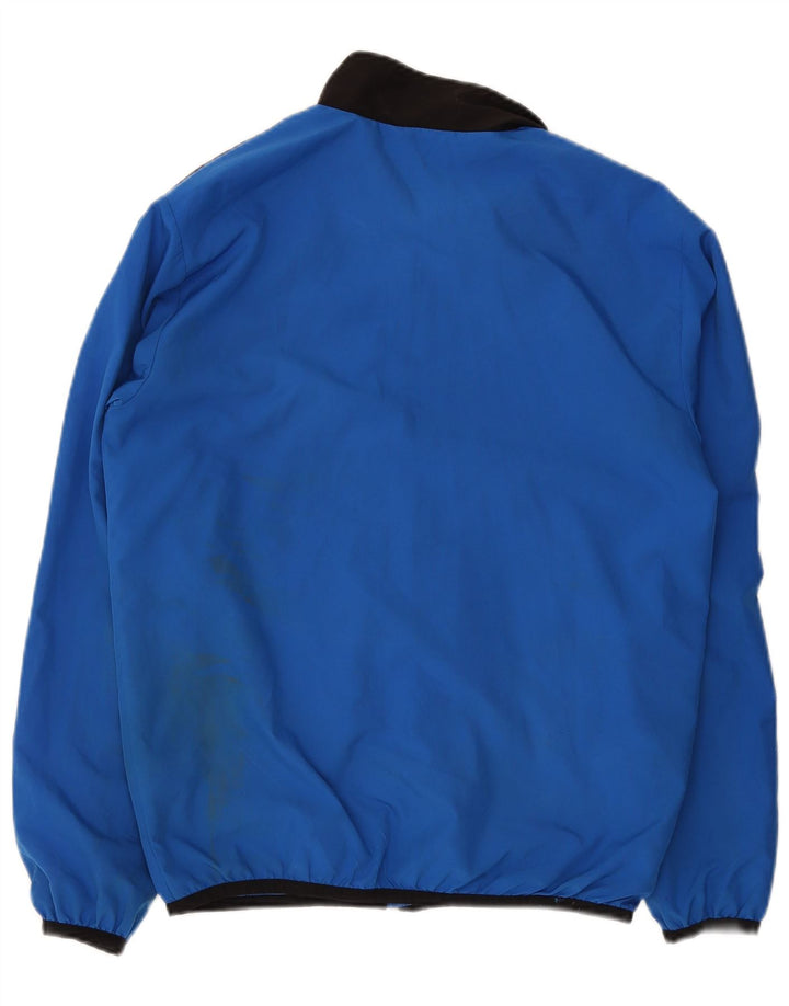 Puma Mens Tracksuit Top Jacket Pequeno Azul Colorblock Poliéster