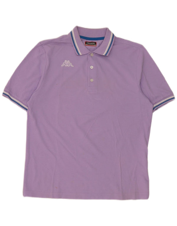 Camisa polo masculina Kappa médio algodão roxo