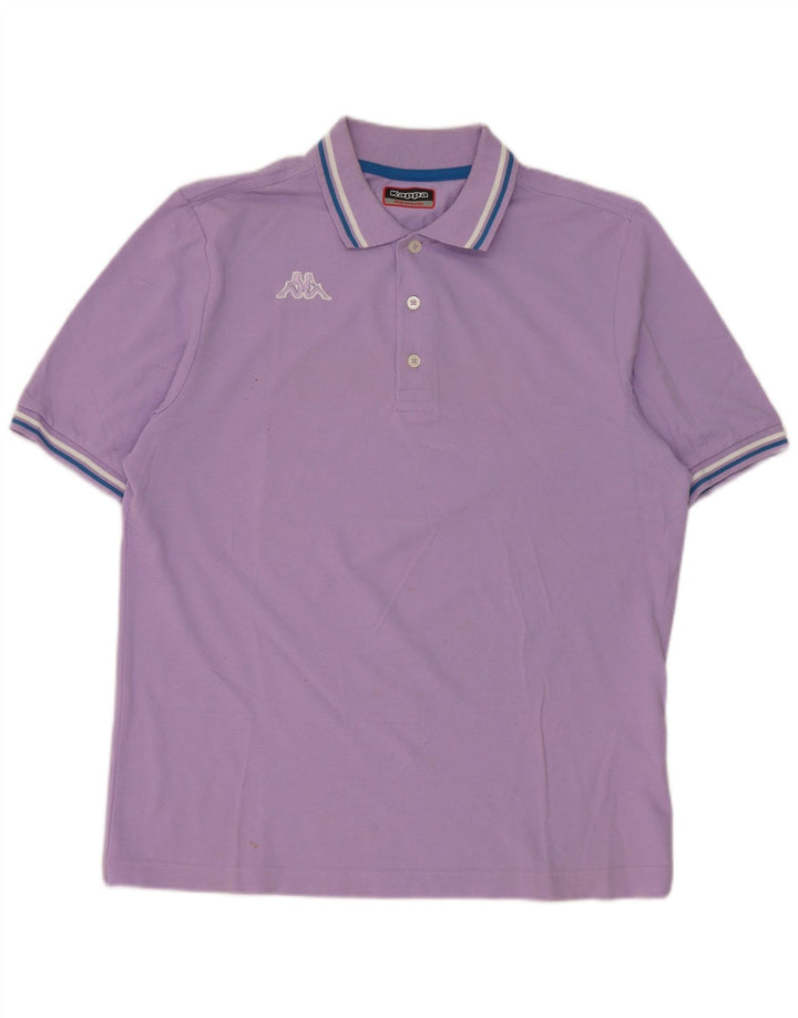 Camisa polo masculina Kappa médio algodão roxo
