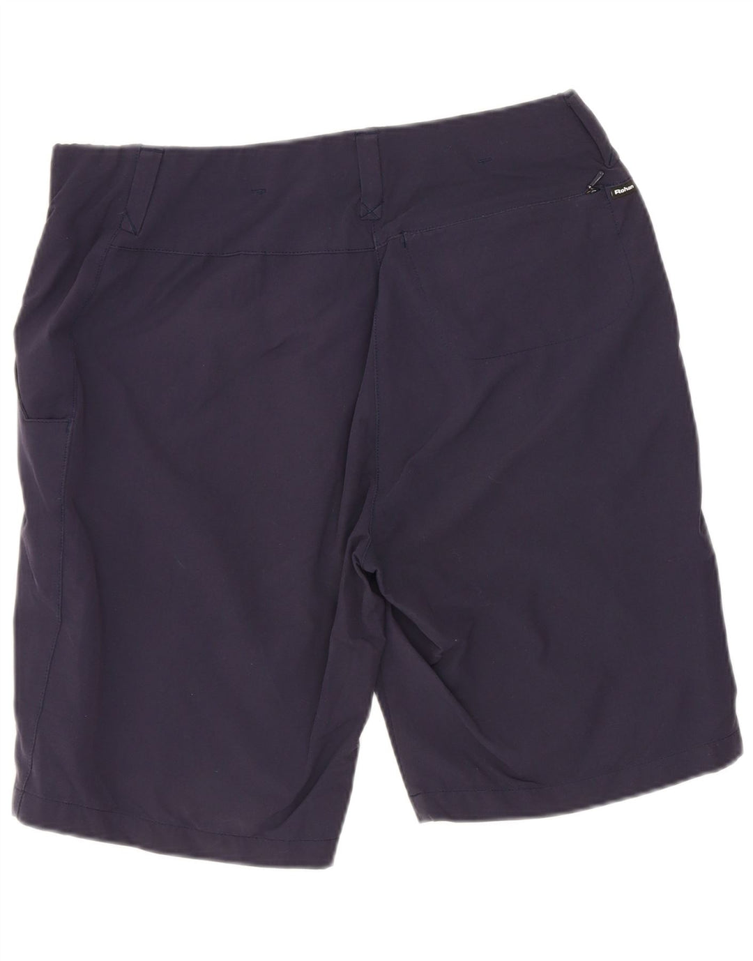 Bermuda feminina Rohan UK 8 pequena W26 azul marinho