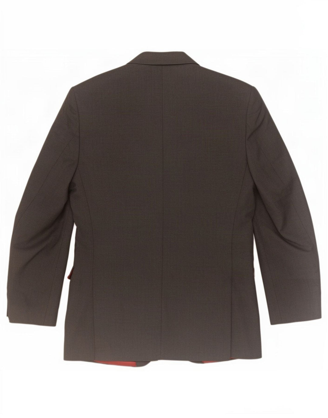 Jaqueta blazer masculina de 2 botões Marks & Spencer Reino Unido 38 poliéster cinza médio
