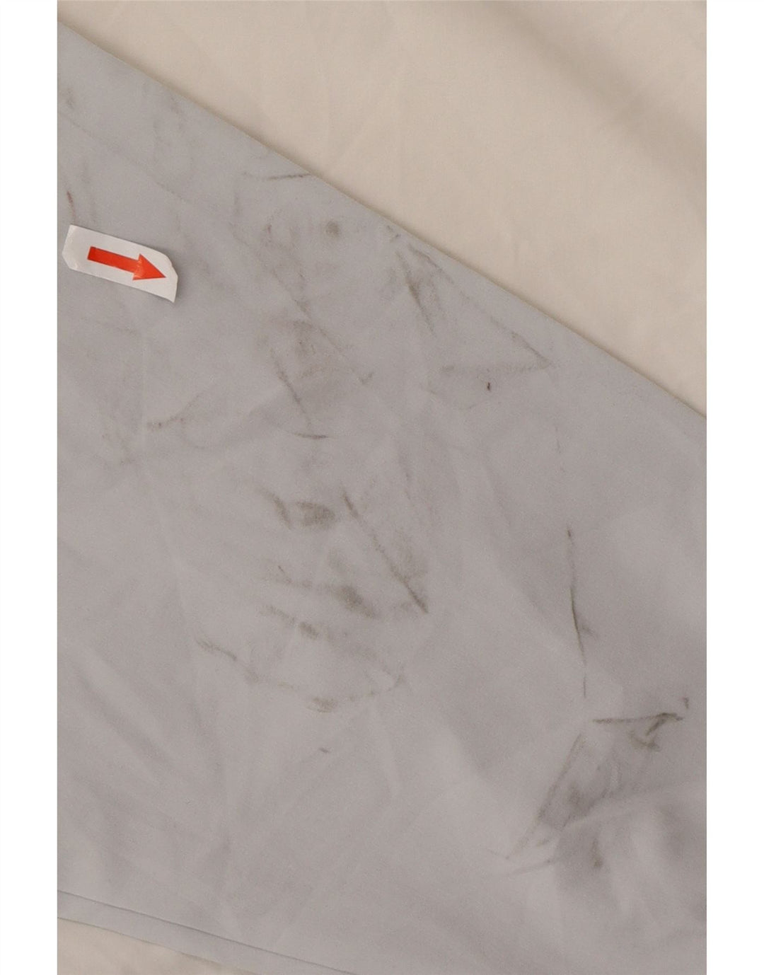 Jaqueta de chuva masculina Under Armour com capuz UK 44 2XL poliéster colorblock branco