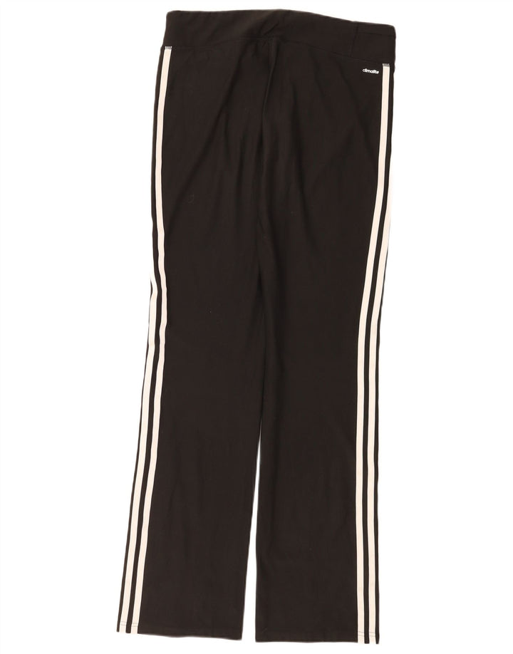 Calça de treino feminina Adidas UK 12/14 médio preto poliéster