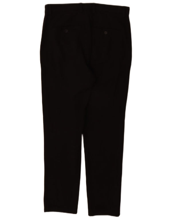 Zara Mens Slim Chino Calças EU 38 Pequeno W30 L29 Preto