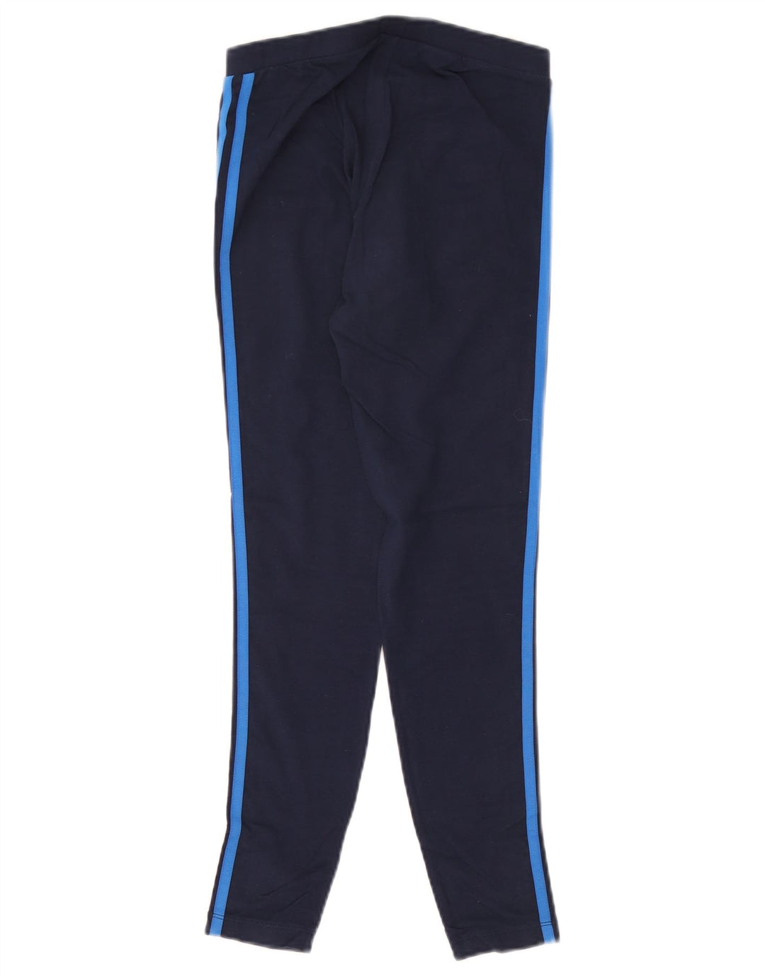 ADIDAS Womens Leggings UK 8 Small Navy Blue Cotton