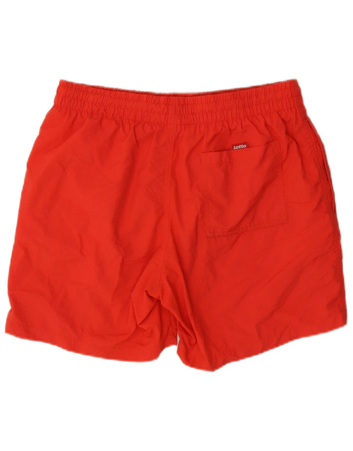 Shorts de natação masculino Lotto médio laranja poliamida