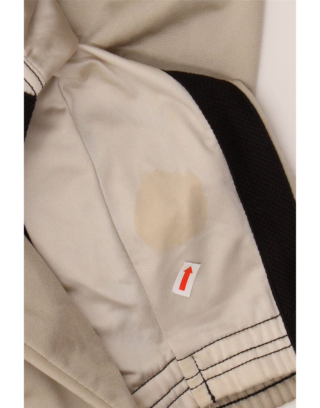 Jaqueta masculina de agasalho DIADORA UK 38 poliéster colorblock bege médio