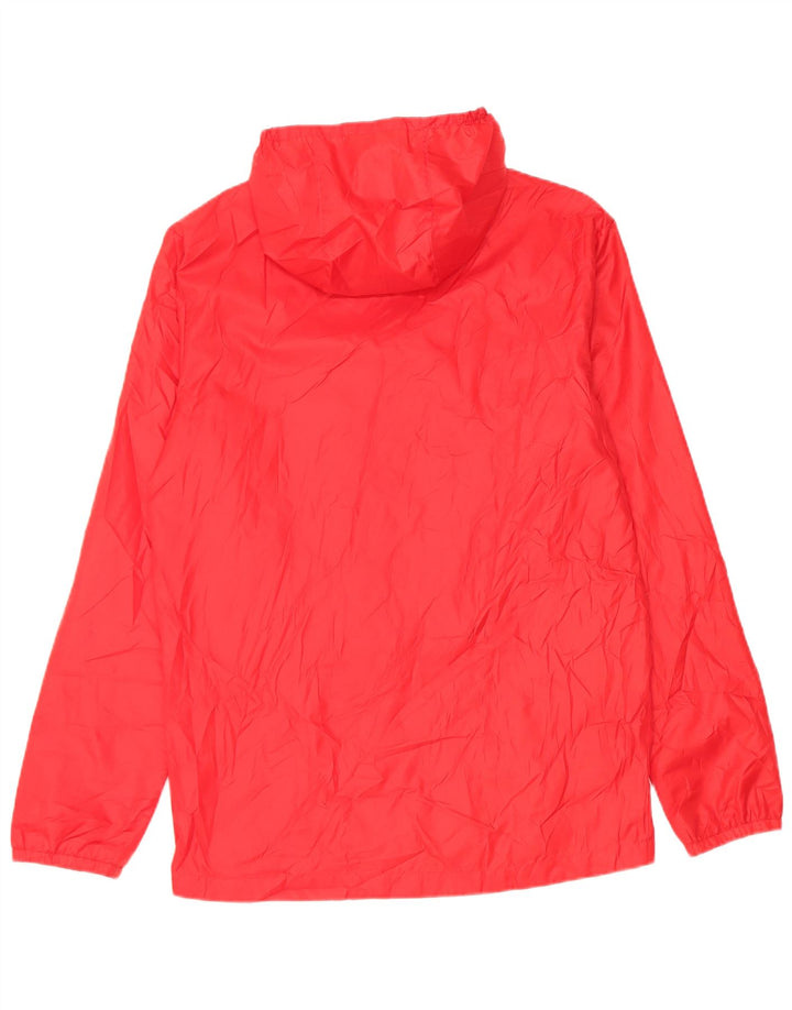 Jako Mens Graphic Hooded Rain Jacket UK 36 Pequeno Poliéster Vermelho
