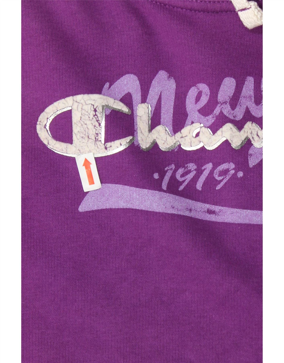 CHAMPION Womens Graphic Sweatshirt Jumper UK 18 XL Purple Vintage Champion and Second-Hand Champion from Messina Hembry 