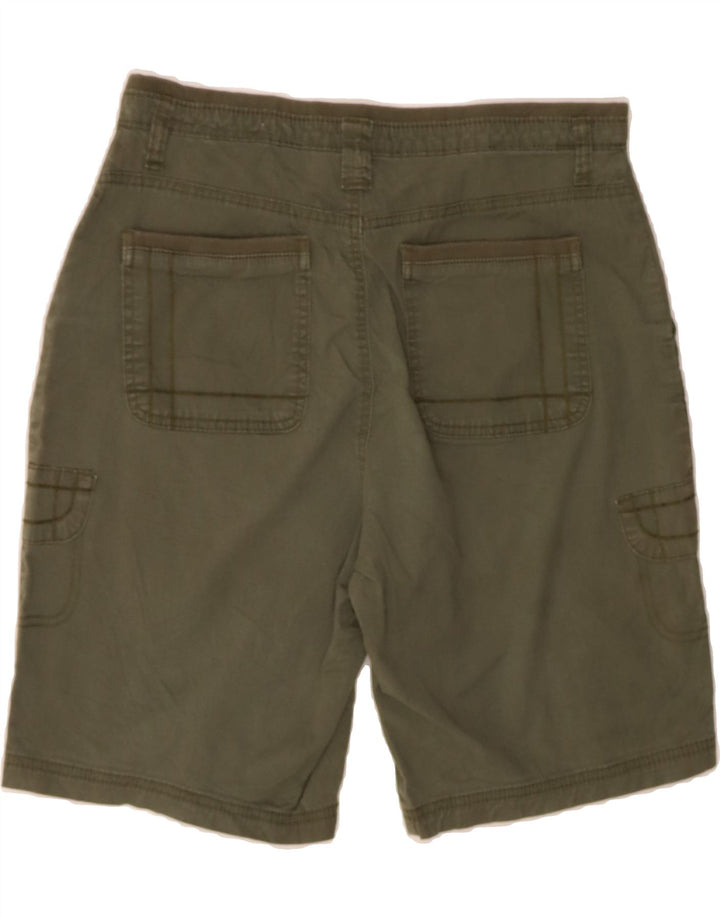 LEE Womens Relaxed Fit Cargo Shorts US 12 Large W32  Green Cotton Vintage Lee and Second-Hand Lee from Messina Hembry 