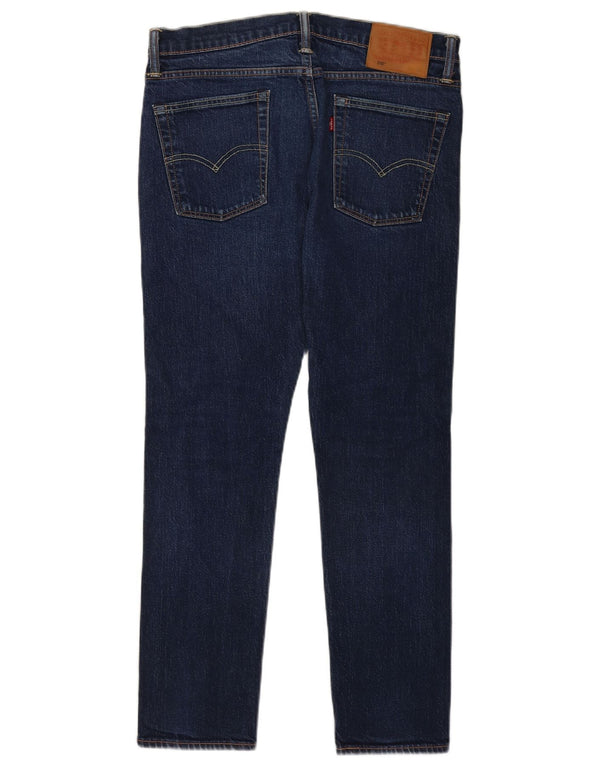 Levi's Masculino 510 Skinny Jeans W33 L27 Azul Marinho Algodão