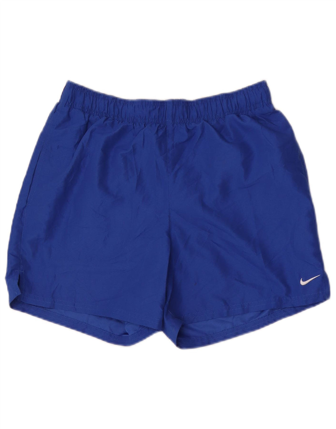 Shorts esportivos masculinos Nike médio azul poliéster
