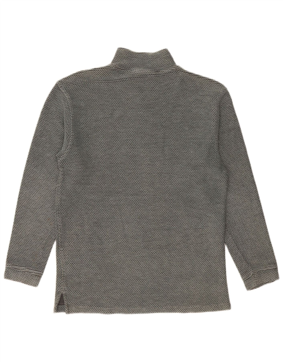 Moletom masculino Weird Fish com zíper e gola em algodão verde médio