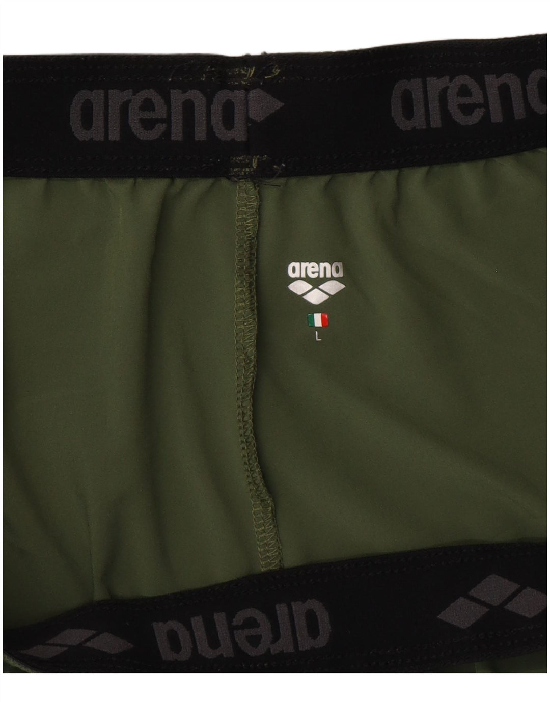 Arena Mens Sport Shorts Grande Poliéster Cáqui
