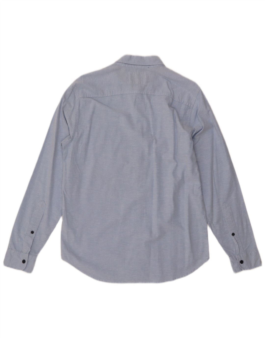 Camisa masculina HOLLISTER de algodão azul médio