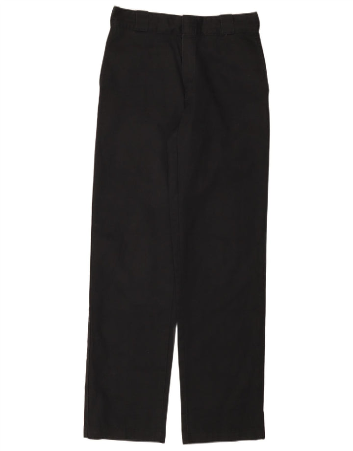 Calças Chino masculinas Dickies Tapered W28 L31 poliéster preto