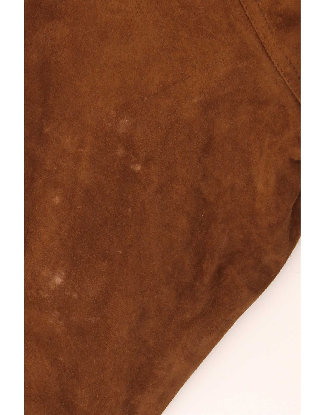 Jaqueta bomber masculina vintage de camurça IT 54 2XL couro marrom