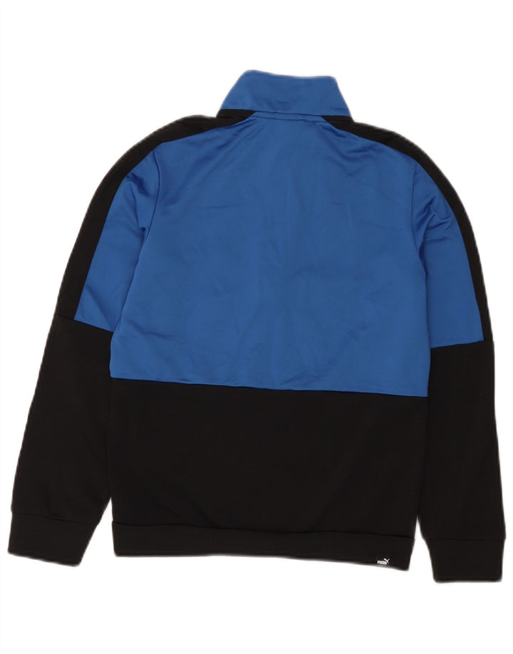 Jaqueta Puma Boys Graphic Tracksuit Top 9-10 anos Azul Colorblock