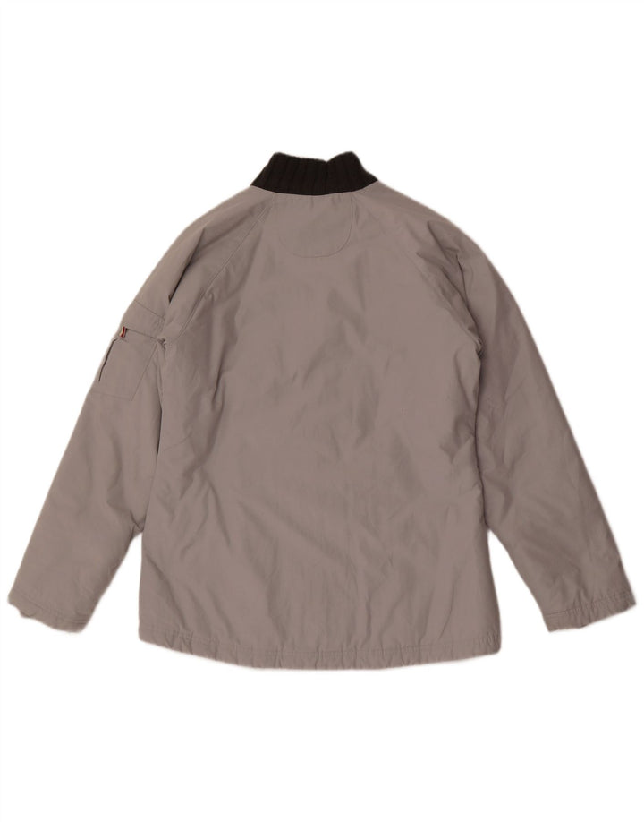 Adidas Womens Utility Jacket UK 10 Small Grey Colourblock Poliéster